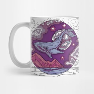 Floating in the sky Mug